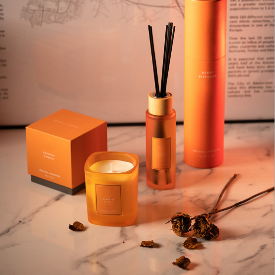 Luxury private label scented candles manufacturers UK supply free samples Caifede candles